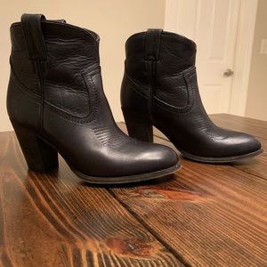 Frye ankle boots (size 8.5) black leather